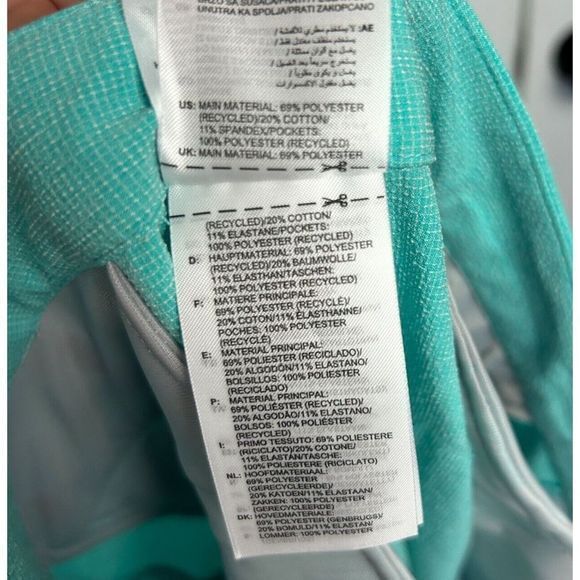 NEW Adidas Men's‎ 42 Crosshatch Golf Shorts Poly Blend Lightweight, Sea Green - Picture 8 of 8